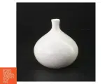Hvid vase med orange detalje fra Speedtsberg (str. 10 cm ø. 10,5 cm) - 2