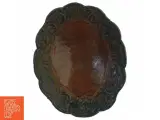 Udsmykket metalfad opsats, bronze eller kobber (str. 20 x 7 x 16 cm) - 2