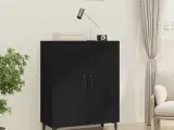 Skænk 70x34x90 cm konstrueret træ sort