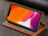 Magnetisk Flip Cover til iPhone – Brun - 3