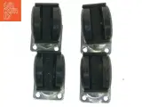 Møbelhjul, 4 styk (str. 3,5 cm x 3,5 cm. 4 styk) - 2