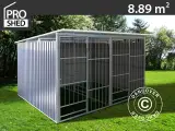 Løbegård til hunde 3,22x2,76x1,85m ProShed®, Antra
