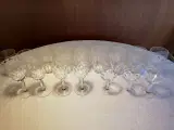 Windsor glas vand,hvidvin og likørglas