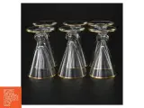 Vintageglas med guldkant (str. 8 x 5 cm) - 2