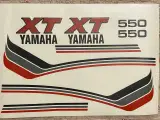 Yamaha XT 550  stafferinger (decals)