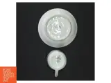Porcelænskop og underkop med rosenmotiv (str. 10 x 6 cm) - 2