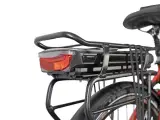 Lindebjerg 28'' Elcykel Shopper Deluxe - Mat rød