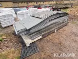 Køreplader plast 63 styk - 2
