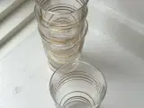 Glas m gulddekoration, 4 stk samlet - 2