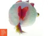 Farverig bamse med hjerte (str. 31 x 27 cm) - 2