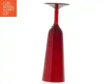 Rødt champagne glas (str. 18 cm) - 4