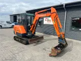 Hitachi ZX27-3 Halv automatisk s40 fæste med kipbar planerskovl og 1 graveskovl - 2