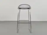 Gubi barstol i hvid på krom stel - 4