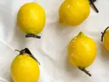 Kunstig citron, letvægt, pr stk, NB - 3