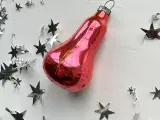 Vintage julekugle, varm rosa klokkeform - 2