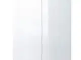 Safina skoskab m. 2 låger - Hvid/Glas