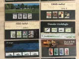 Danmark - Postfriske frimærker i souvenirmapper