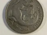 4 Shillings Gambia 1966 - 2