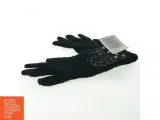 Sorte handsker med perledekoration fra Creme Fraiche (str. onesize ) - 4
