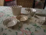 5 stk. blandet porcelæn