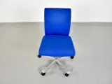 Häg h04 credo 4200 kontorstol med blåt polster og gråt stel - 5