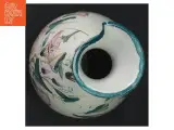 Porcelænsvase med blomstermotiv (str. 22 cm) - 4