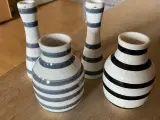 Kähler lysestager og vaser