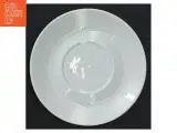 Hvide porcelænskopper og underkopper (str. 14 x 2 cm. og 8 x 6 cm) - 2