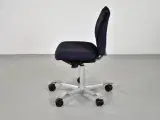 Häg h05 5200 kontorstol med sort/blå polster og gråt stel - 2