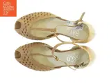 Flettet damepumps i brunt fra B&CO (str. 37 ) - 5