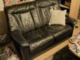 2personers lædersofa
