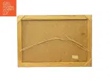 Gylden billede ramme med oliemaleri (str. 47 x 63 cm) - 2
