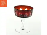 Røde glas på fod (str. H 11 cm, ø 9 cm) - 4