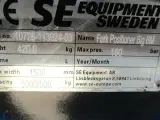 Volvo Pallegafler 5 Tons med Volvoskifte Hydraulisk gaffelflyt og 1,5m slæde - 3