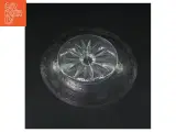 Dekorativ glasskål på fod (str. Ø. 18,5 cm. længde. 14,5 cm) - 3