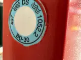 Branddør bd30, melamin, 990x103x2080 mm, højrehængt, rød - 4