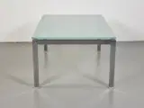 Pedrali glasbord med krom understel, 120x69 cm. - 4