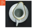 Porcelænskande med guldkant fra B&G (str. 10x10 cm) - 3