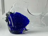 Fisk, mørkeblå m bobler, NB - 2