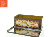 Vintage metalkasse med landskabsmotiv (str. 23,5x12x9 cm) - 2