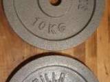 2 styks 10 kg vægtskiver (30mm)