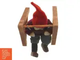 Nisse på gynge (str. 12 x 21 x 13,5 cm) - 2