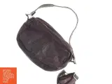 Brun bæltetaske i læder (str. 34 x 22 cm) - 4