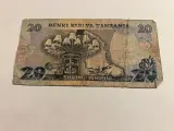 20 Shilingi Tanzania 1978 - 2