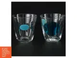 Glas med blåt mønster (str. 9 cm) - 3
