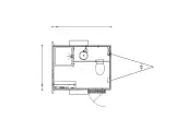 Type 217: Toilet- & badvogn - 2