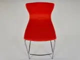 Magnus olesen butterfly barstol med rødt polster, på krom stel - 5