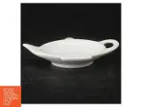 Hvid porcelænsfad i tekandeform (str. 12 x 9 cm) - 4