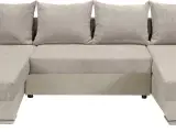 U-sovesofa JOLY Beige eller Grå - 4