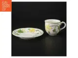 Kaffekopper med blomsterdekoration fra Villeroy & Boch (str. Ø. 13,5 cm. h 6 cm ø. 7 cm) - 2